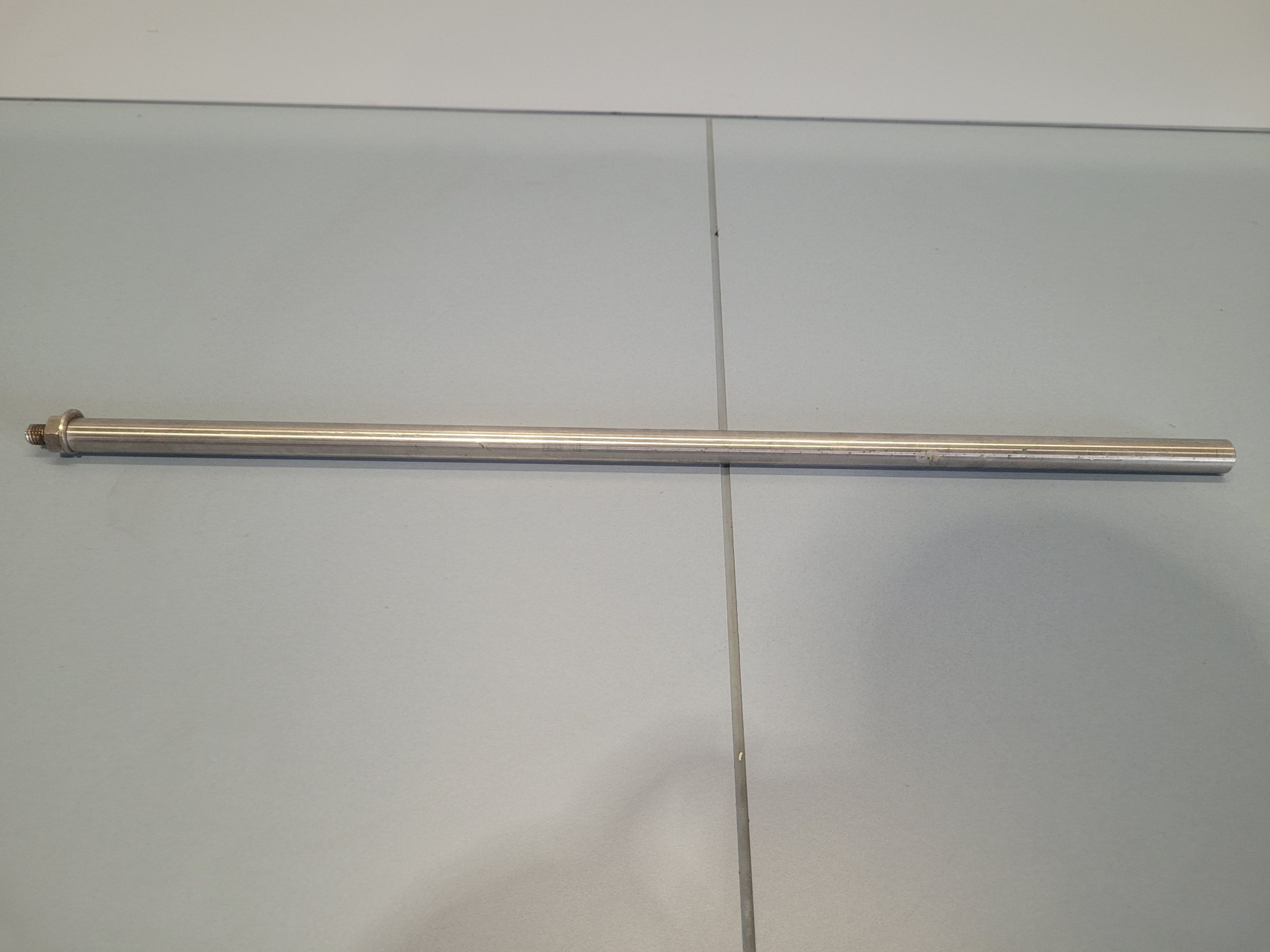 Stainless steel stand rod for all IKA magnetic stirrers with M 10 threaded sleeve