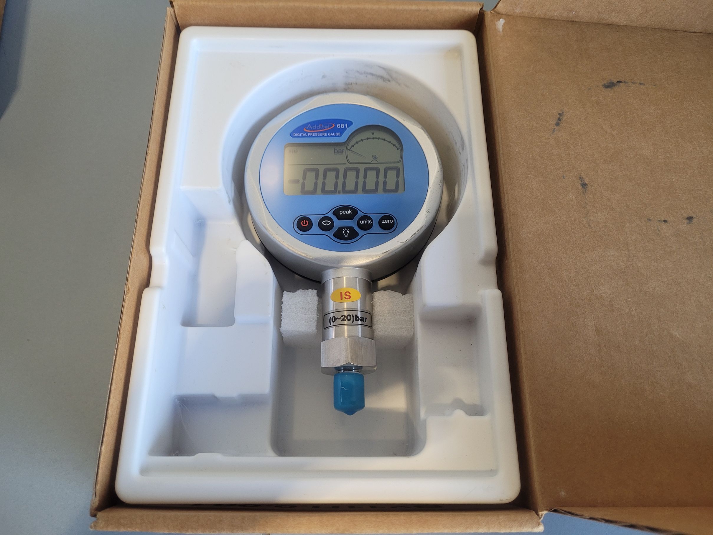 Digital Pressure Gauges Additel 681 20 Bar