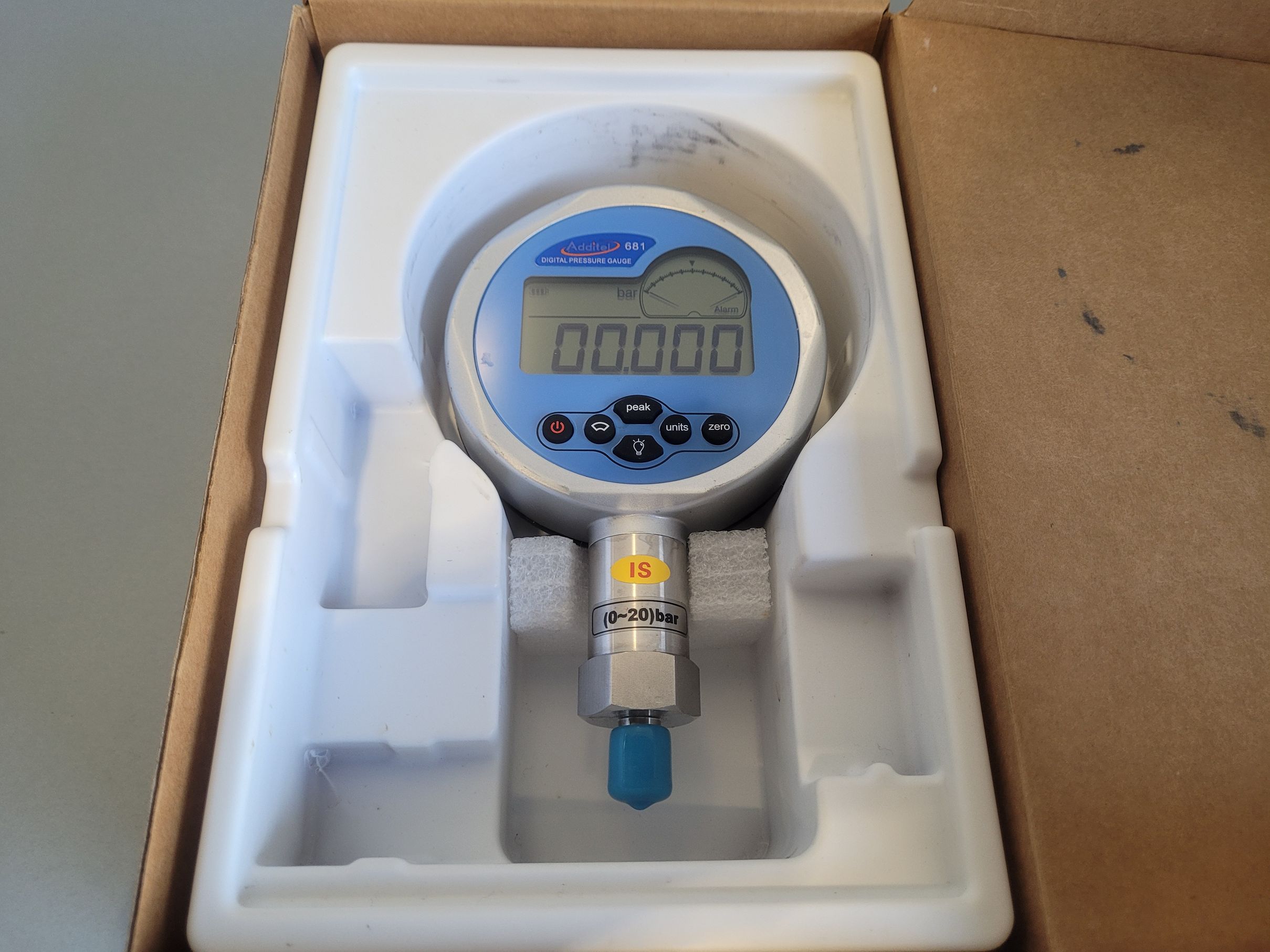 Digital Pressure Gauges Additel 681 20 Bar