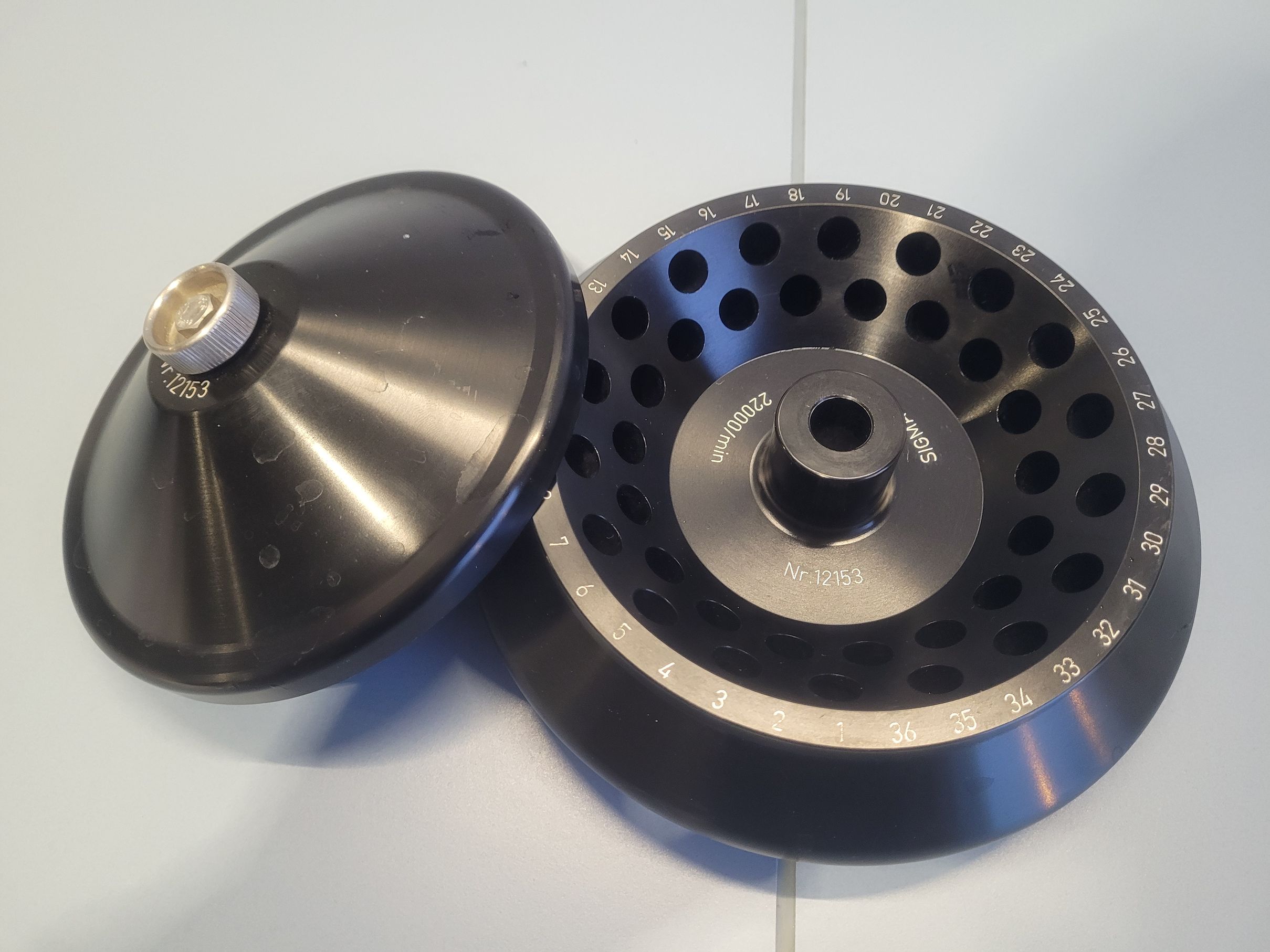Angular rotor for centrifuge Nr.12153 SIGMA