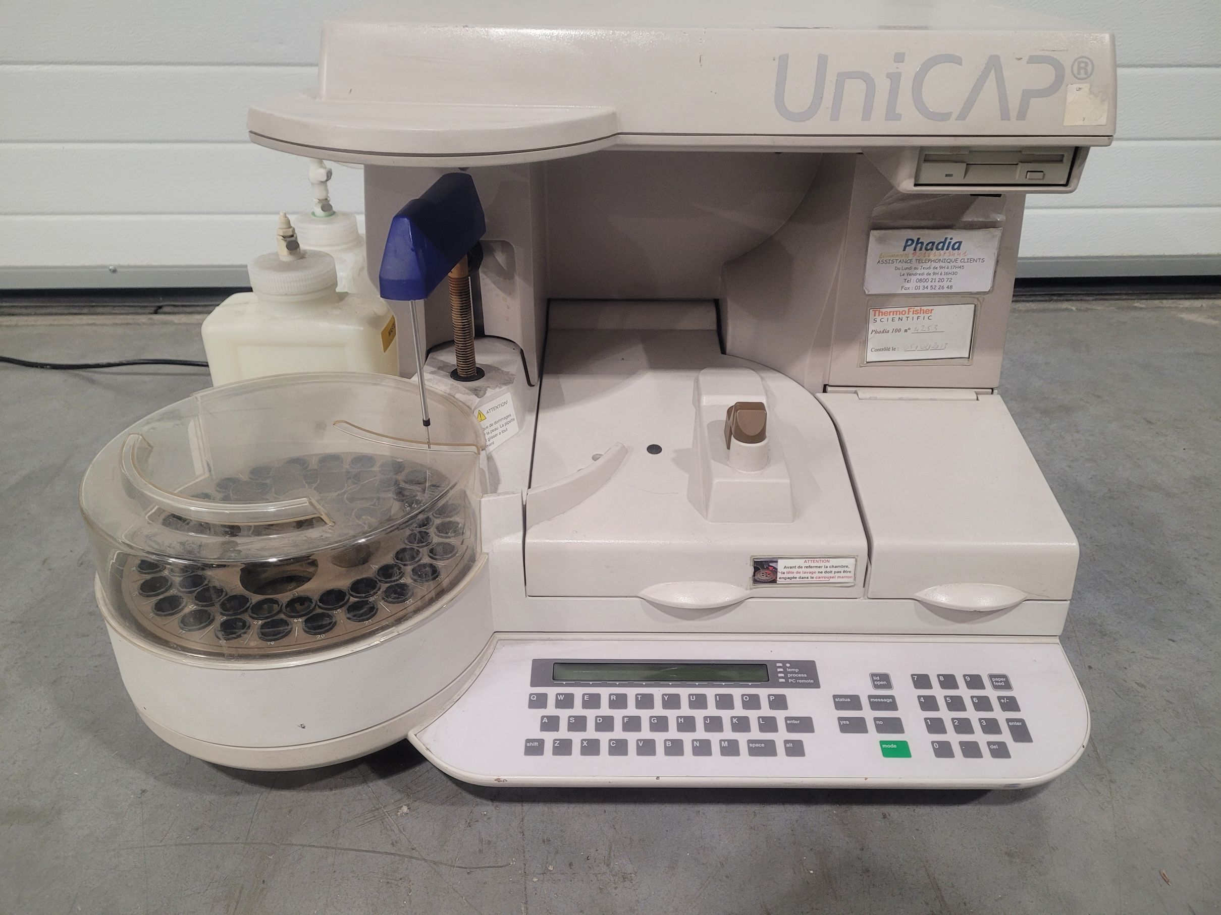 PHARMACIA DIAGNISTICS AB UNICAP100 V1 laboratory analyzer for parts