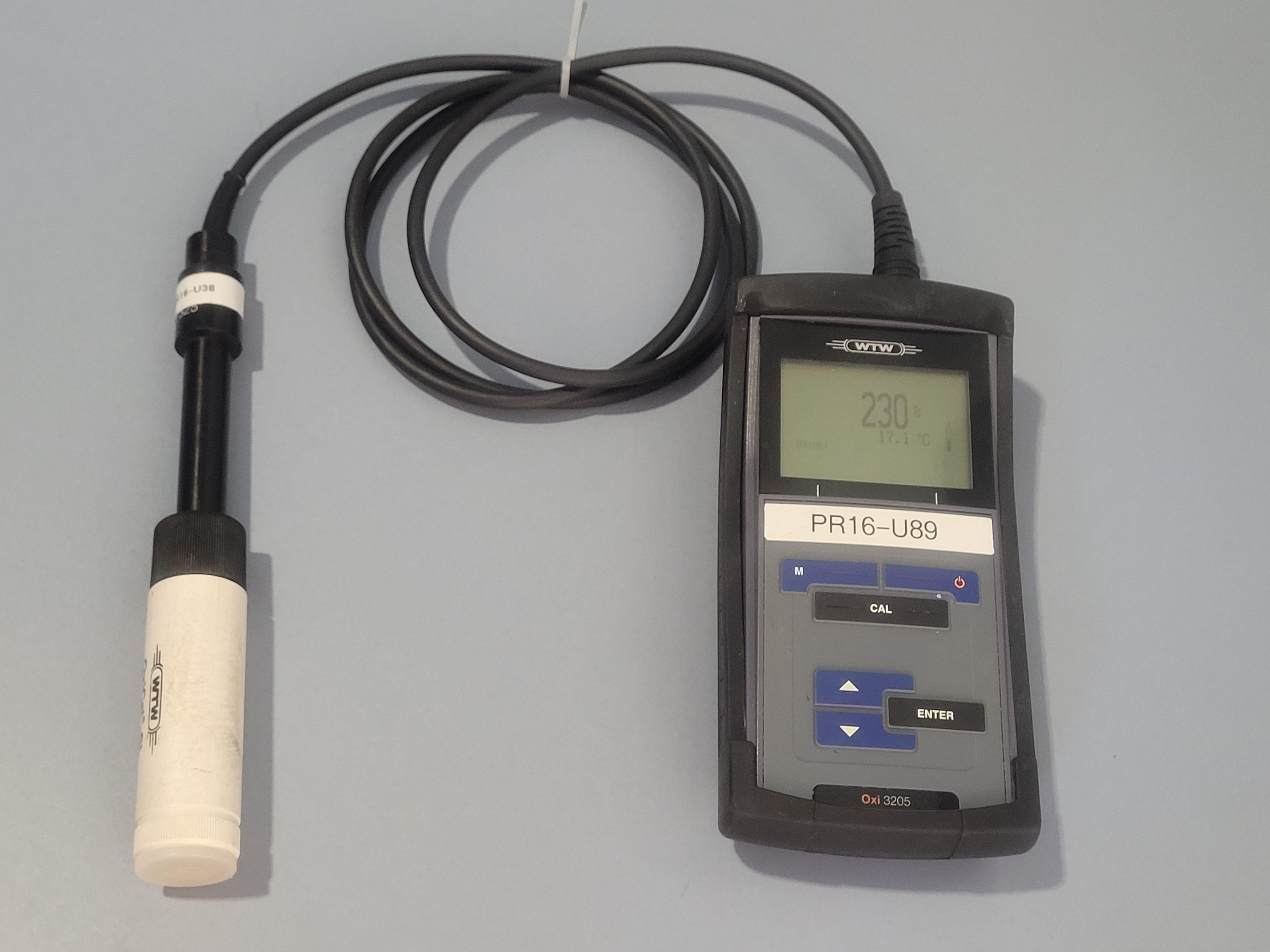 WTW OXI 3205 portable oximeter + Cellox 325 probe