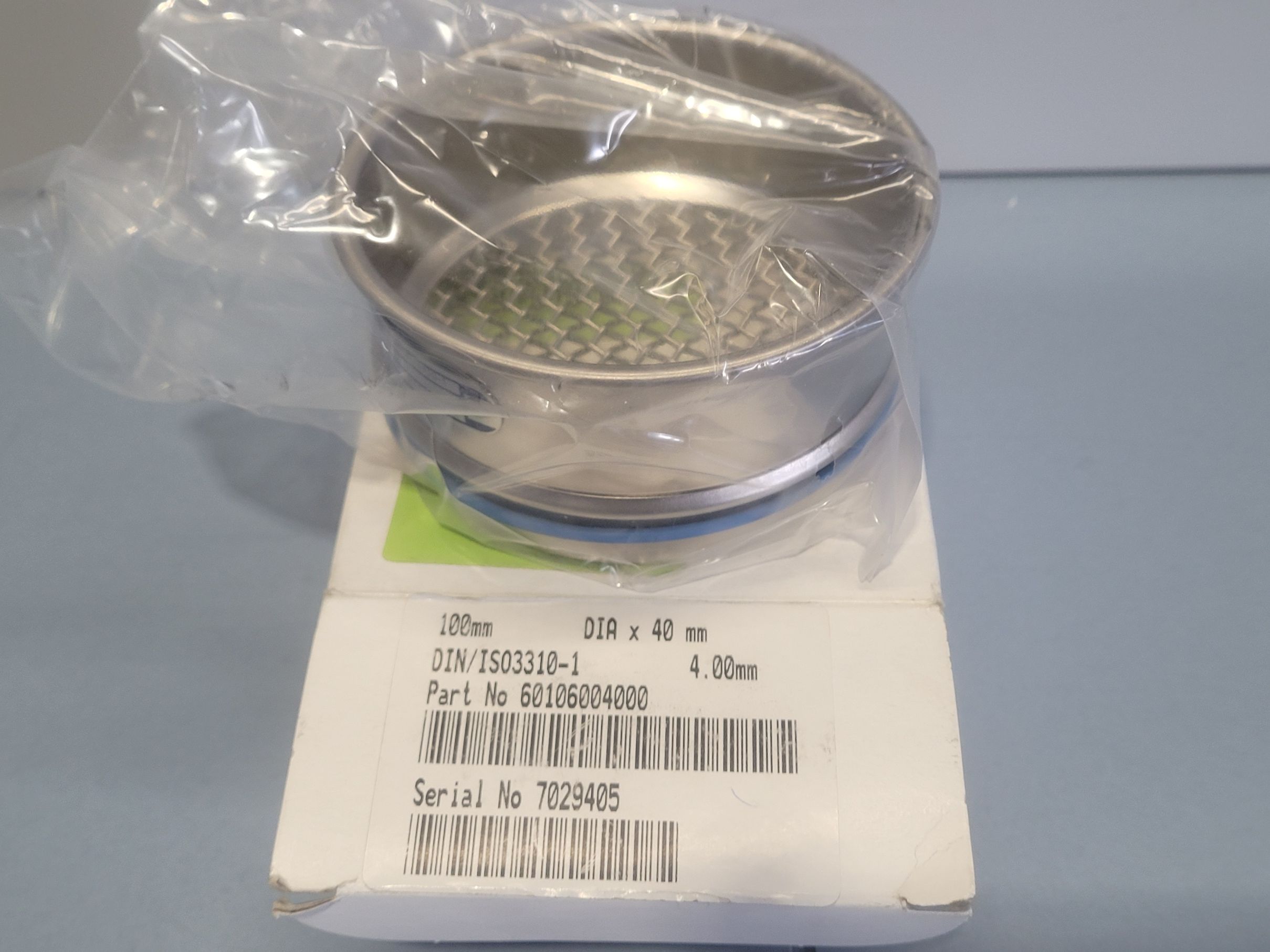 RETSCH stainless steel test sieve 100x40mm - 4mm