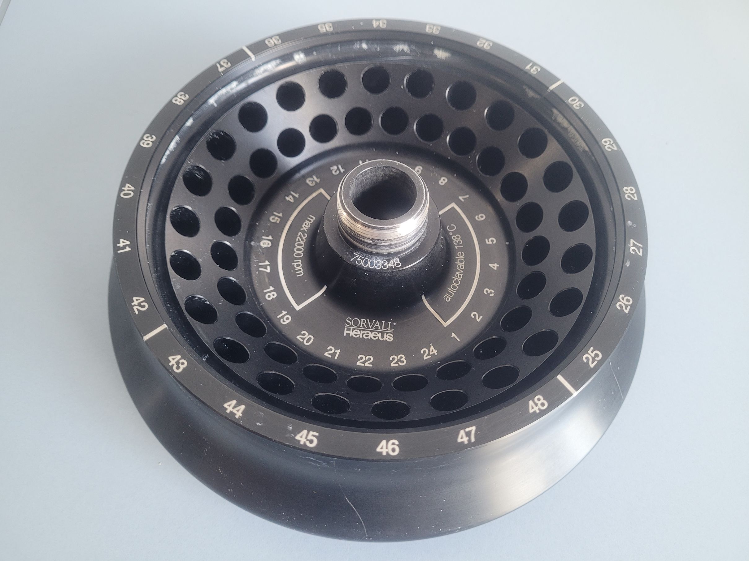 Angular rotor for centrifuge 48 x 4g SORVALL HERAEUS