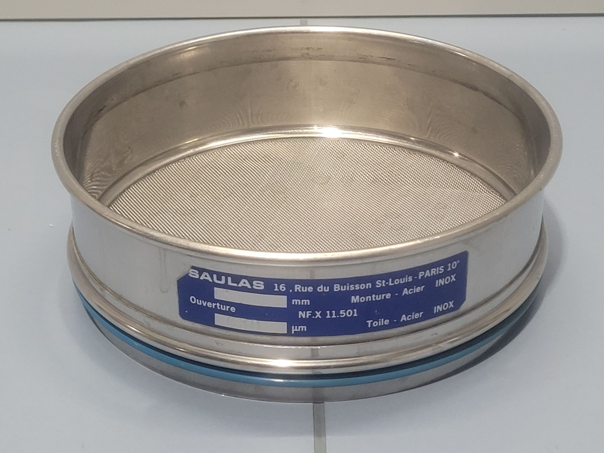 SAULAS Stainless Steel Test Sieve 200x50mm - 630 µm
