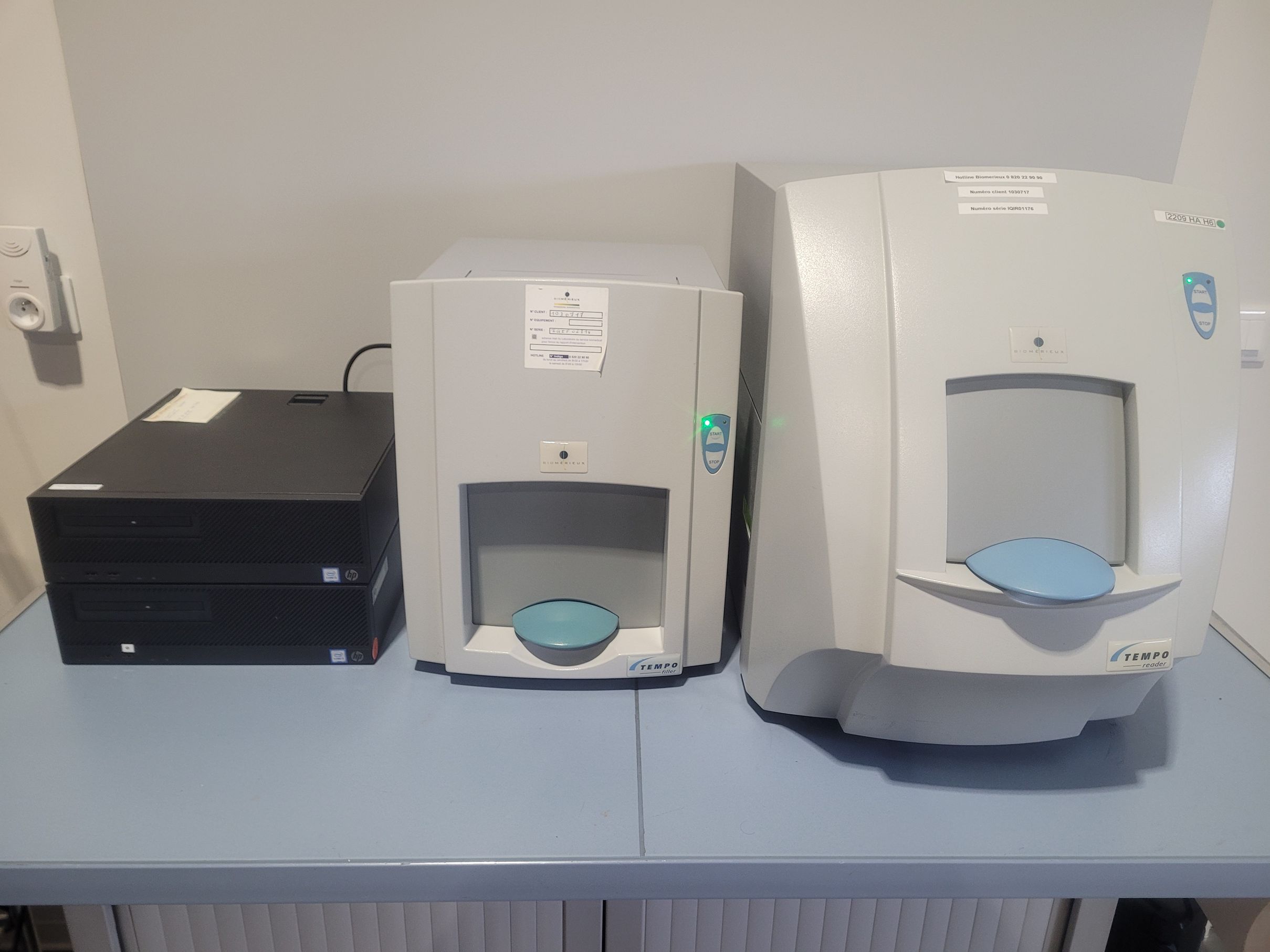 BIOMERIEUX TEMPO READER + FILLER Automated