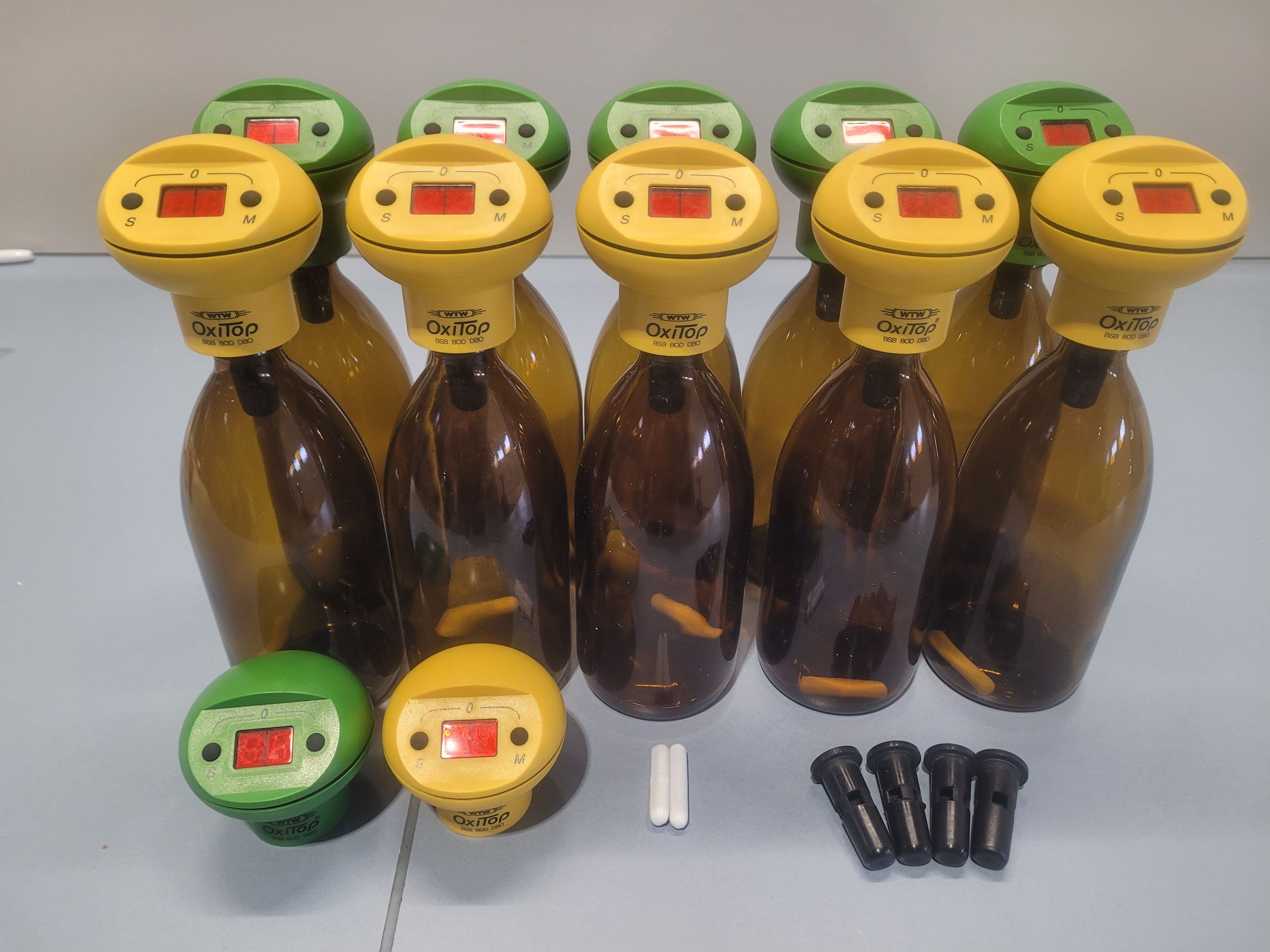 BOD measurement BOD meter OxiTop 12 WTW