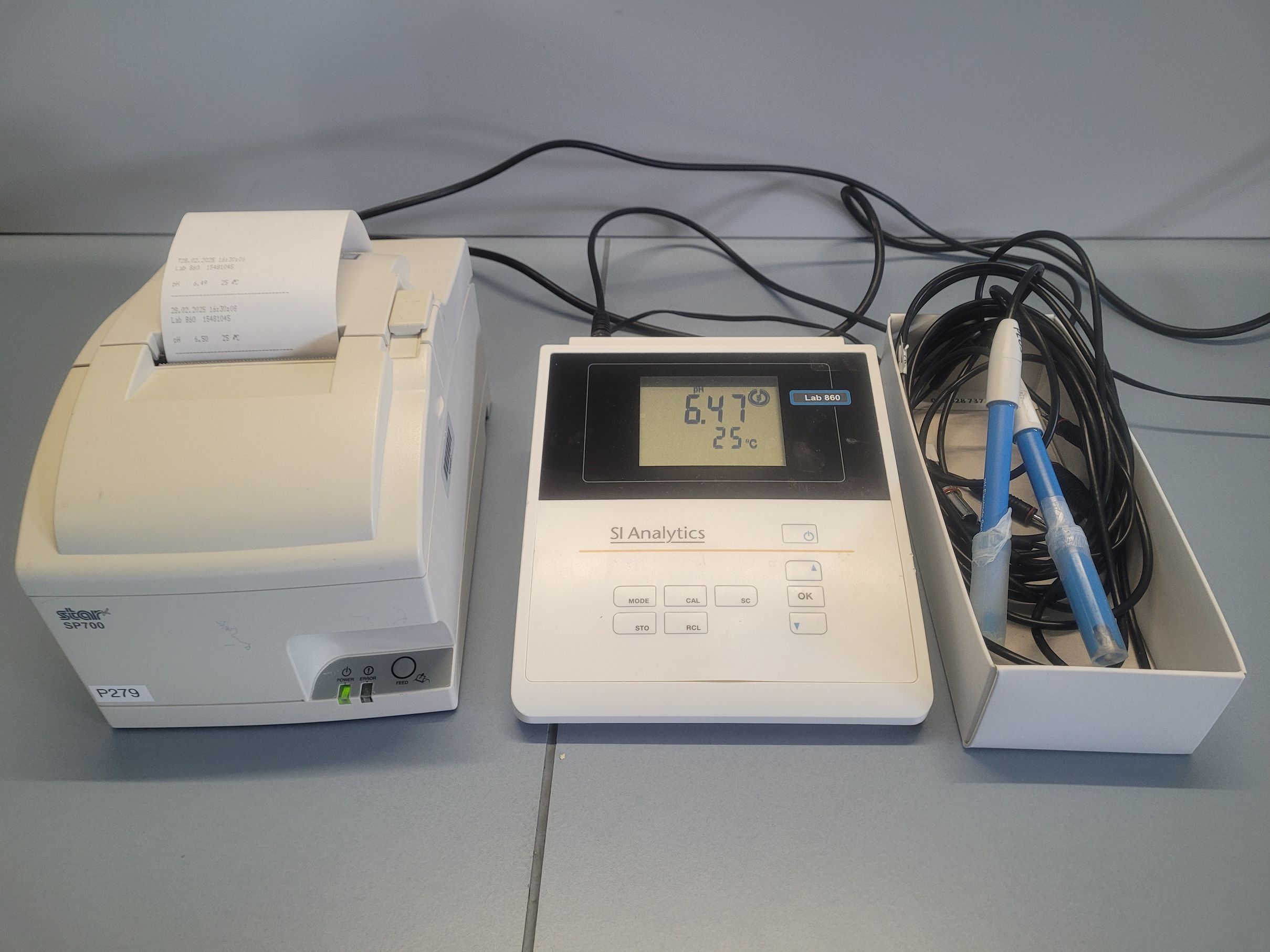 SI Analytics Lab 860 pH meter + printer