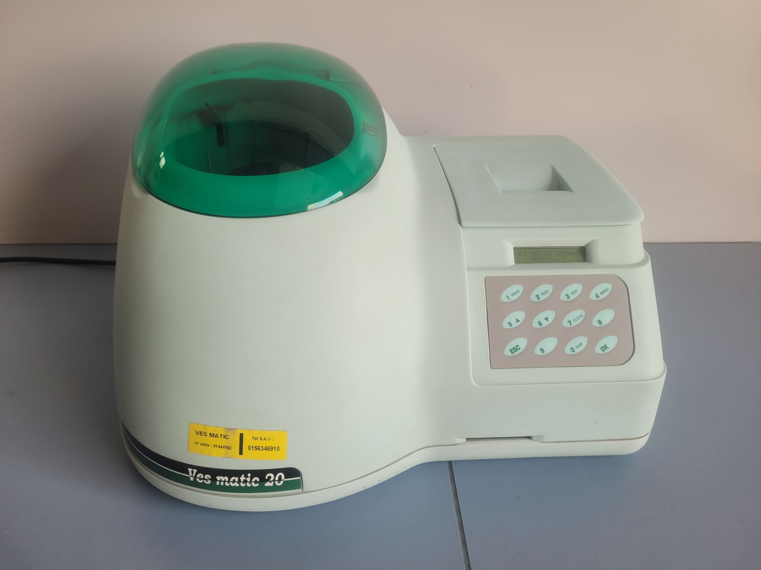 VES-MATIC 20 DIESSE Automatic ESR Analyzer for Parts