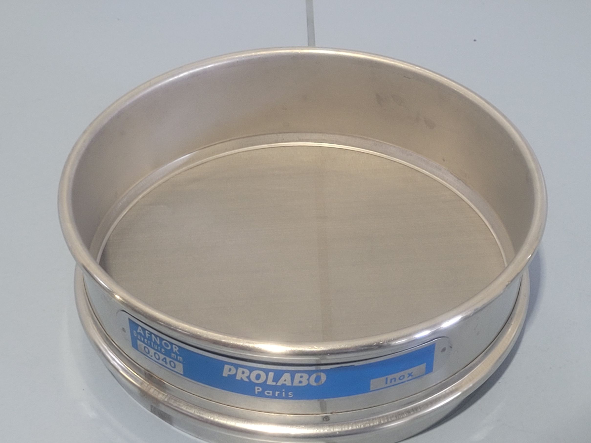 PROLABO Stainless Steel Test Sieve 200x50mm - 40 µm (0.04mm)