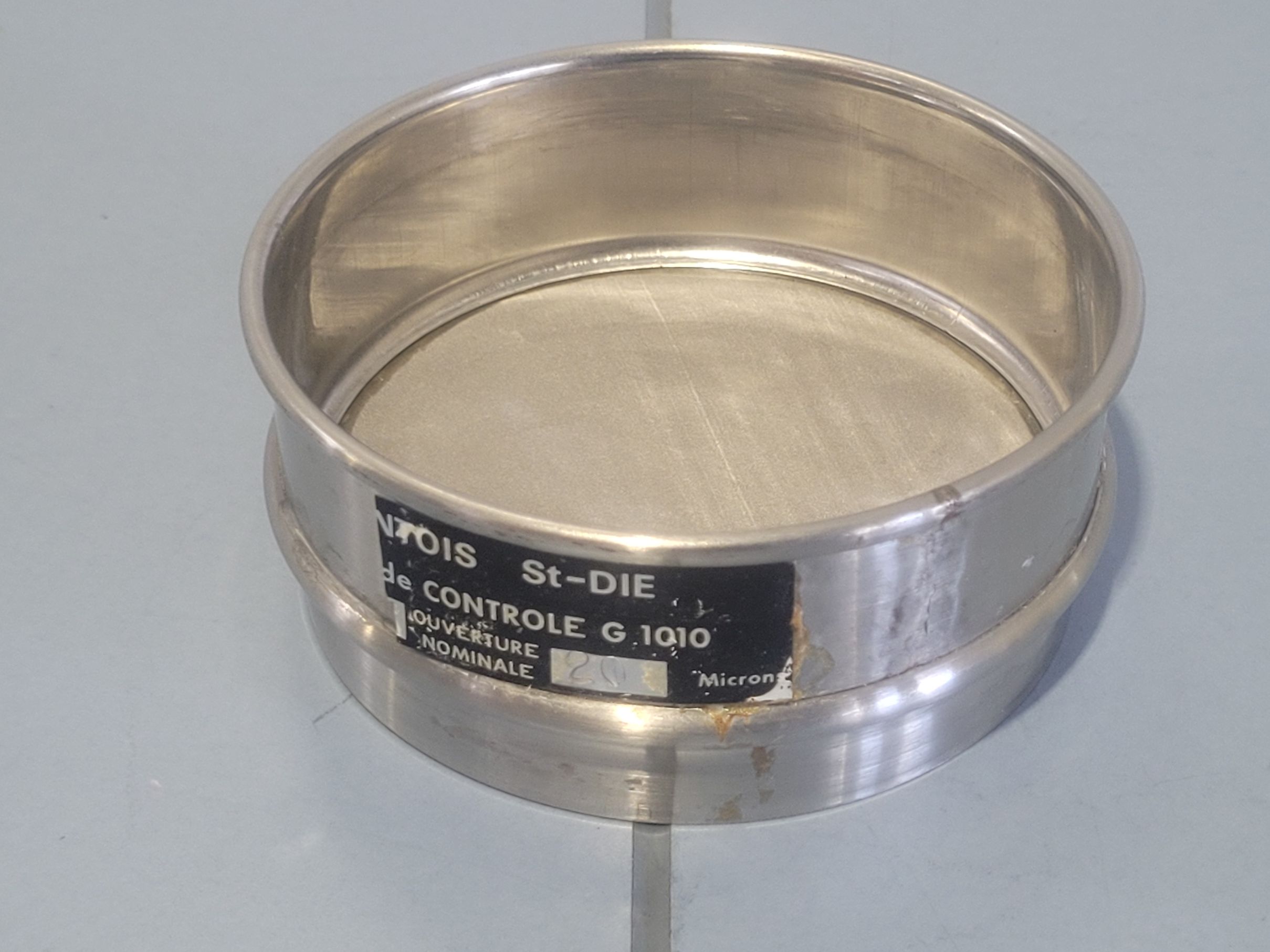 RETSCH 100x40mm Stainless Steel Test Sieve - 20 µm