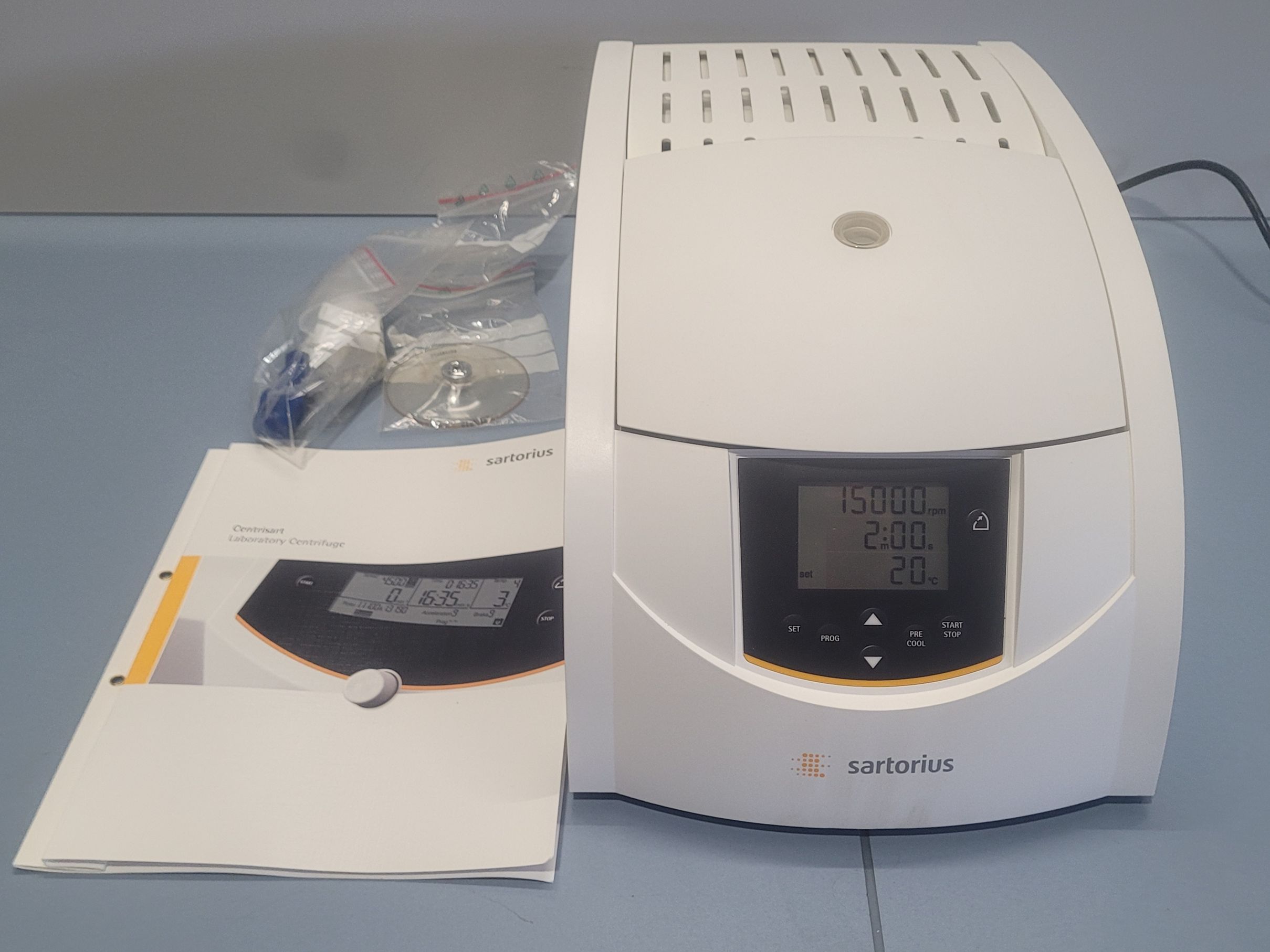 SARTORIUS CENTRISART A-14C Refrigerated Micro Lab Centrifuge with A1C Rotor for 1.5/2 ml Tubes