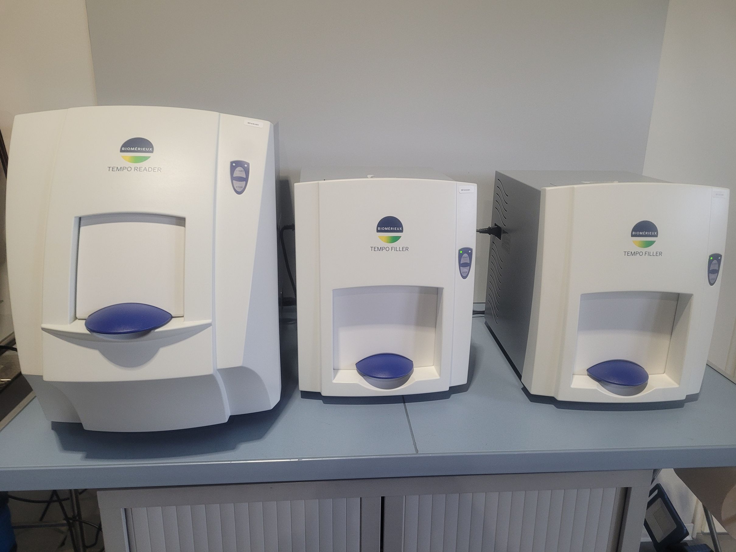 BIOMERIEUX TEMPO READER + 2 FILLER Microorganism Enumeration System