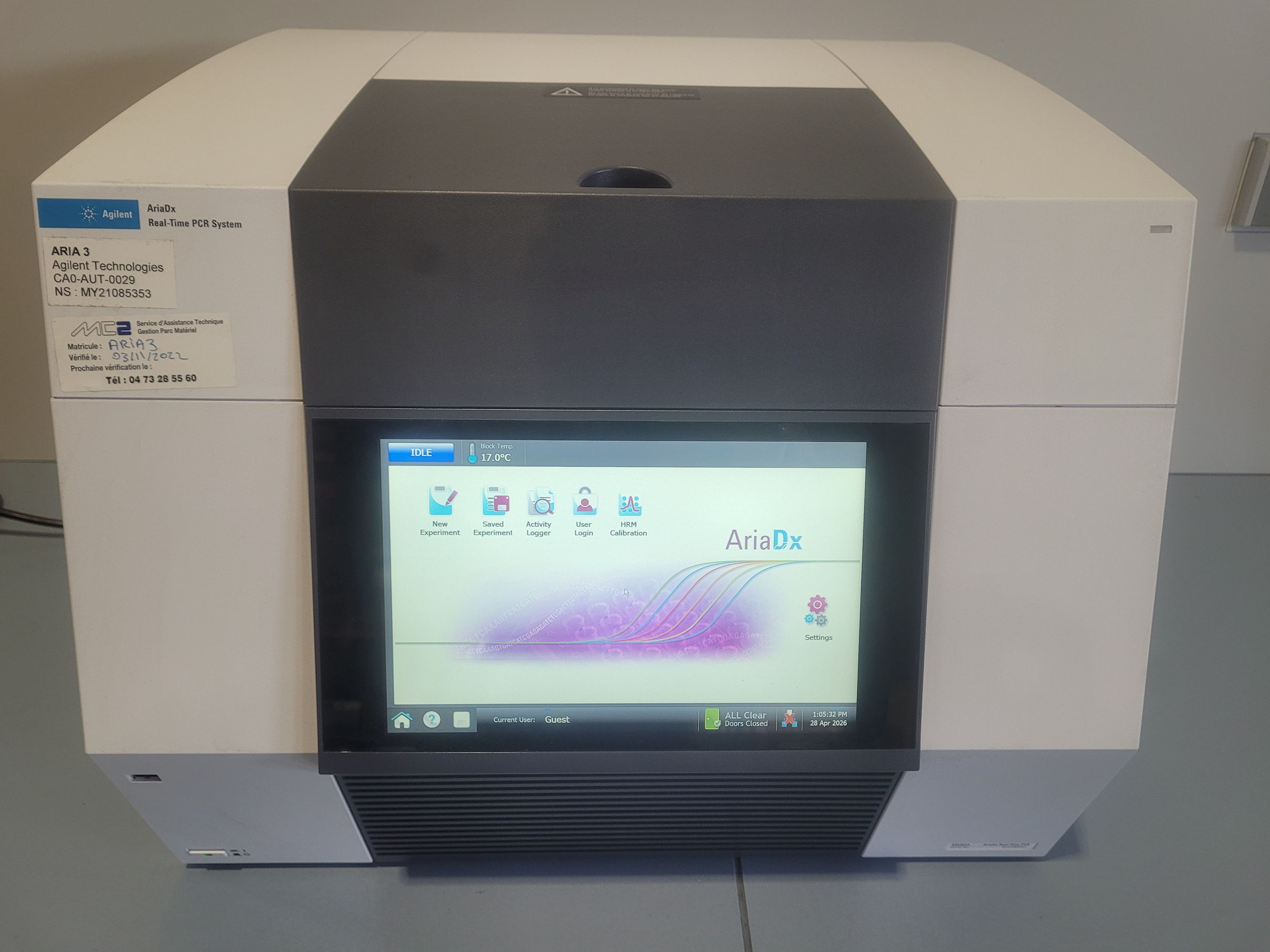 Agilent AriaDx Real Time PCR Instrument Thermal cycler K8930AA
