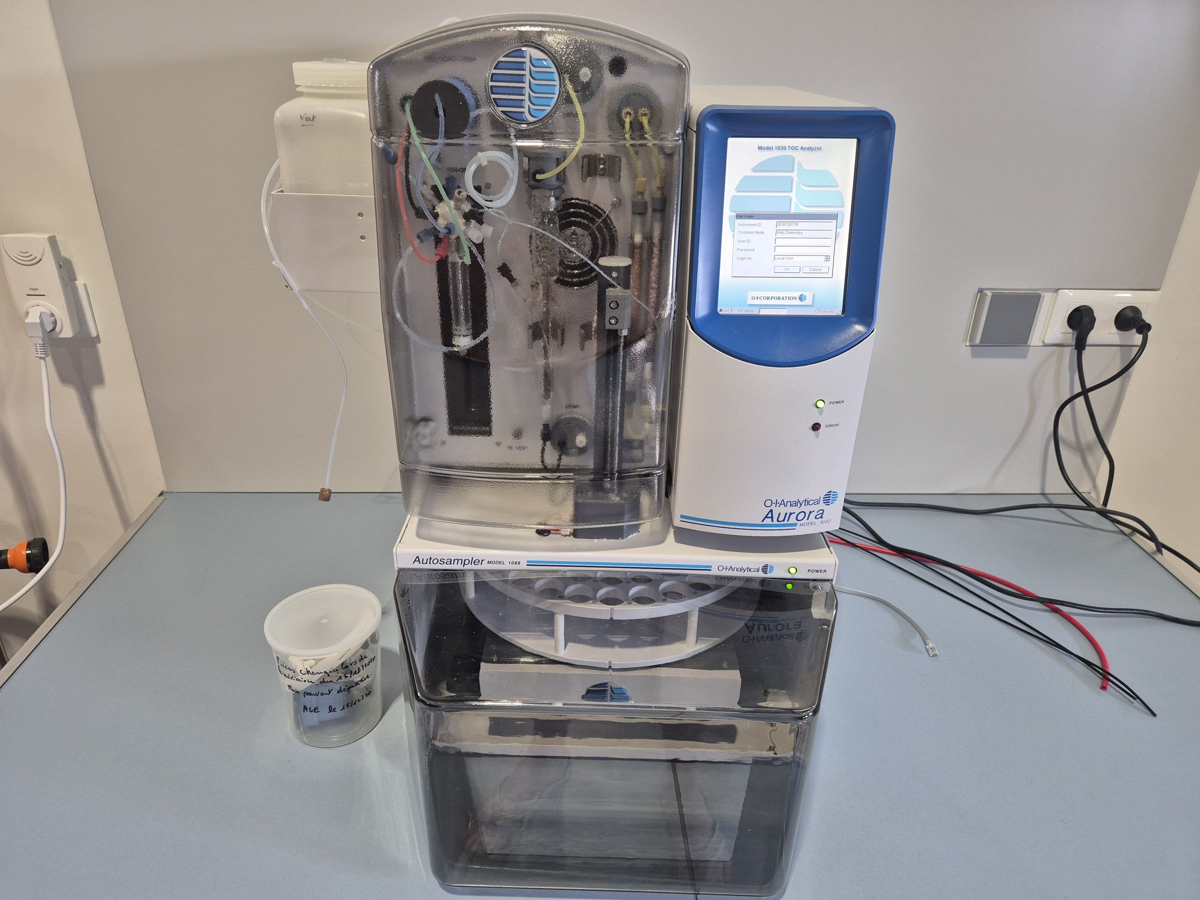 OI Analytical AURORA 1030 TOC Analyzer + 1088 Autosampler
Equipment not tested.