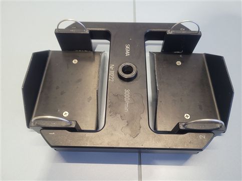 SIGMA 11222 oscillating rotor with 2 rectangular buckets 13222