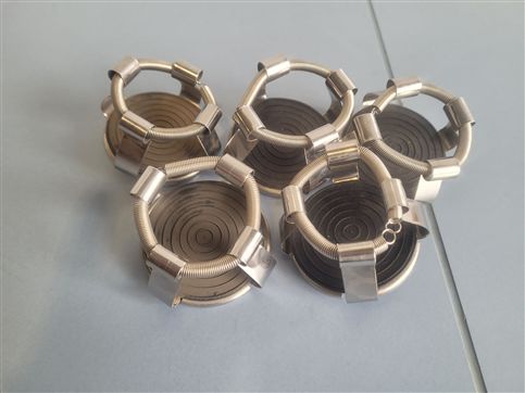 set of 5 stainless steel pliers / clamps for stirring platform - 100 ml bottle