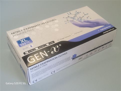 Box of 100 Gloves size XL nitrile SMART GLOVE Gen-x