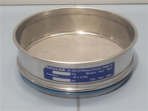 SAULAS Stainless Steel Test Sieve 200x50mm - 630 µm