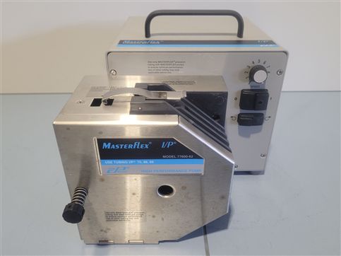 Cole-Parmer Masterflex I/P 77410-05 Standard BDC Drive Peristaltic Pump, 77600-62 Pump Head