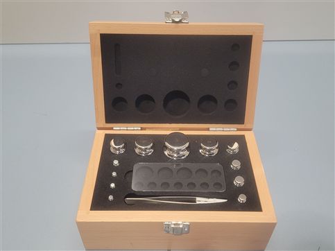 Set of 12 E2 weights from 1 g to 500 g - ZWIEBEL