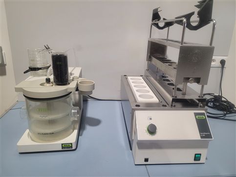 BUCHI speed digester bloc de mineralization K-425 + Scrubber K-415
