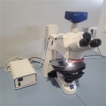 Zeiss Axioskop 2 Plus Fluorescence Microscope with AxioCam HRc Camera